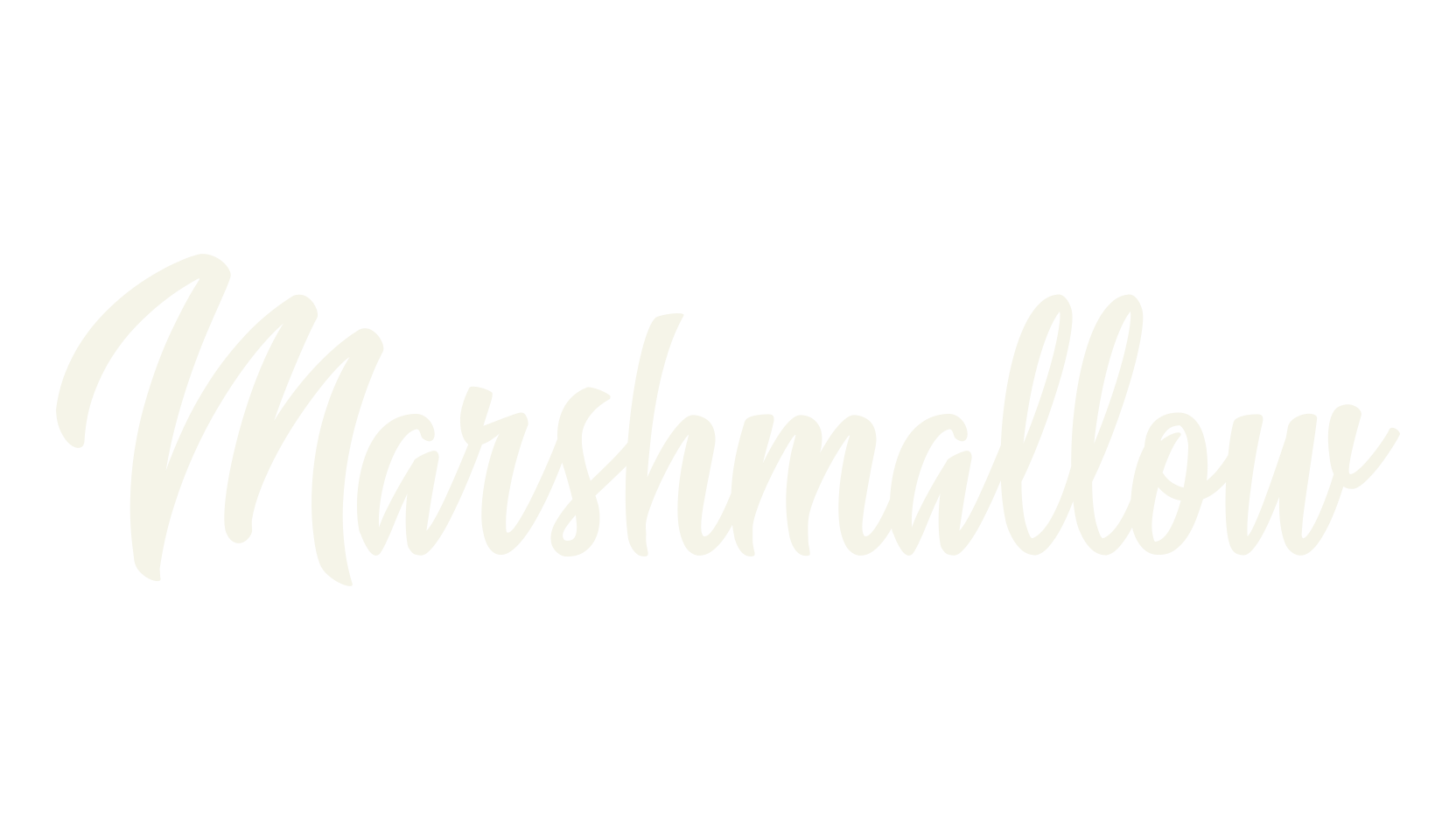 Marshmallow, fashion script font preview