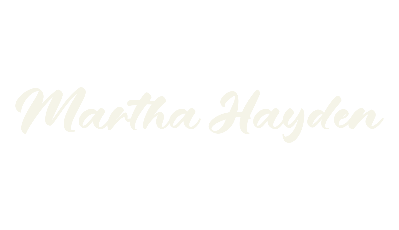Martha Hayden, wedding font preview