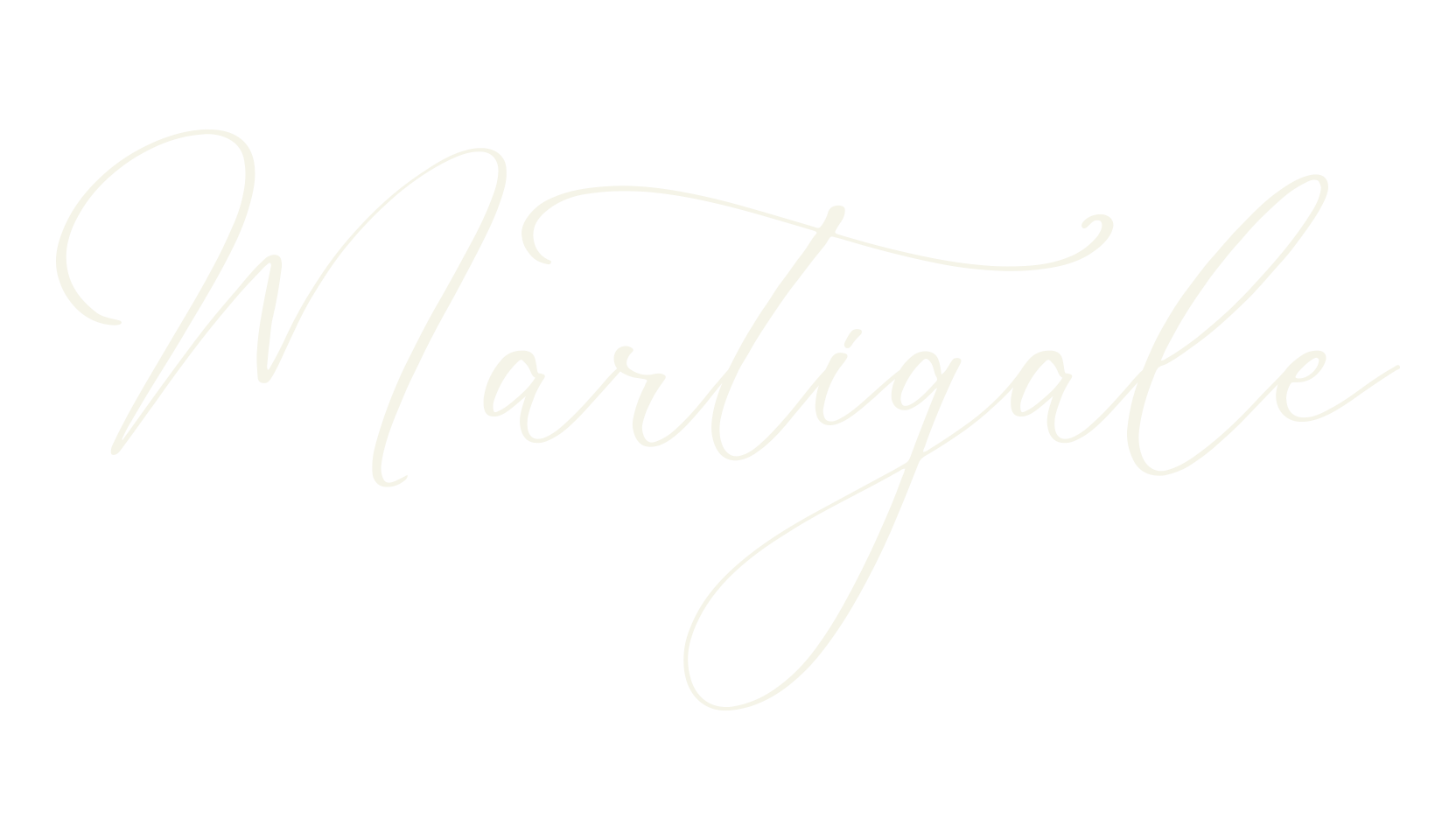Martigale, script font preview