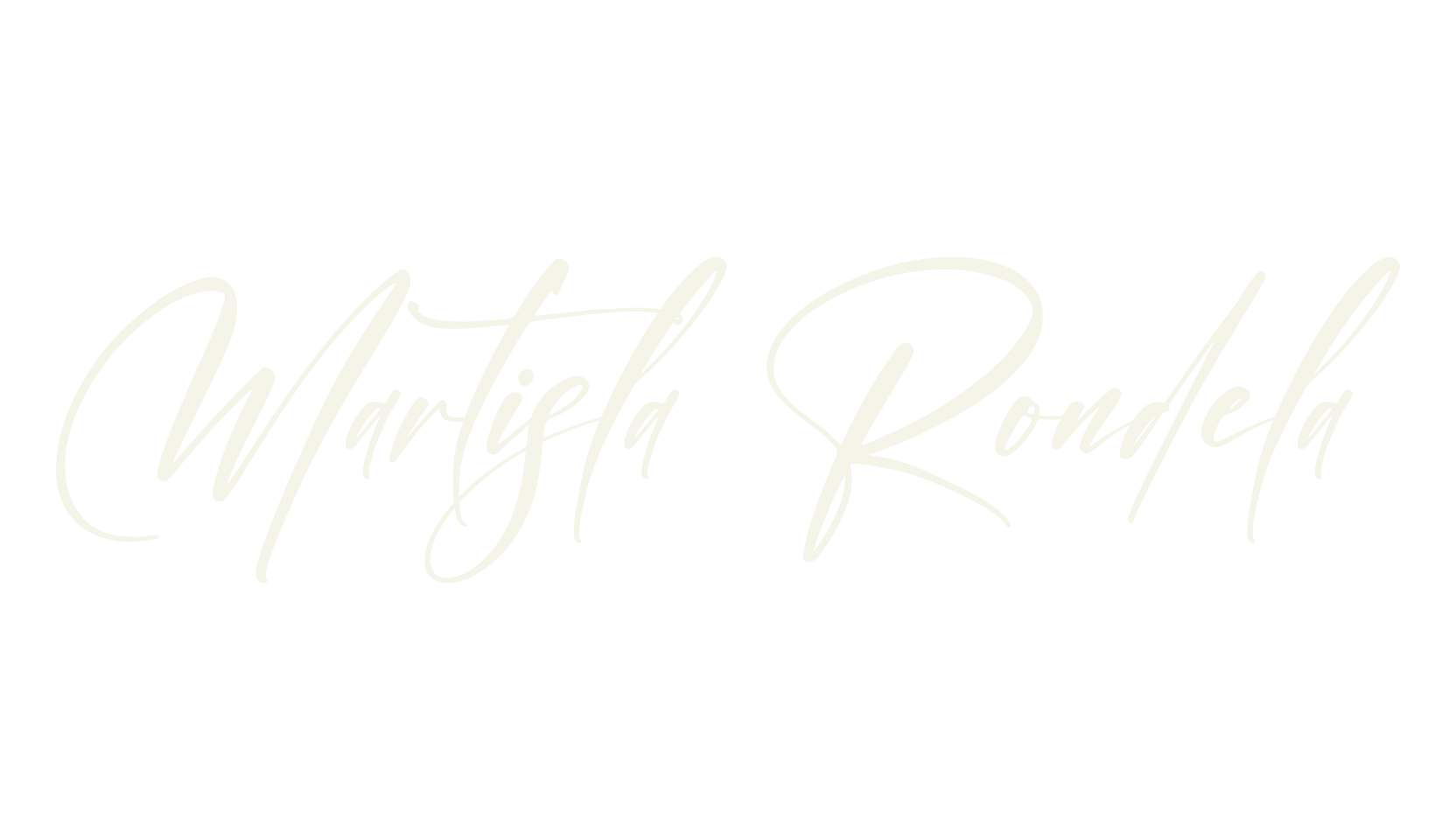 Martisla Rondela, script font preview