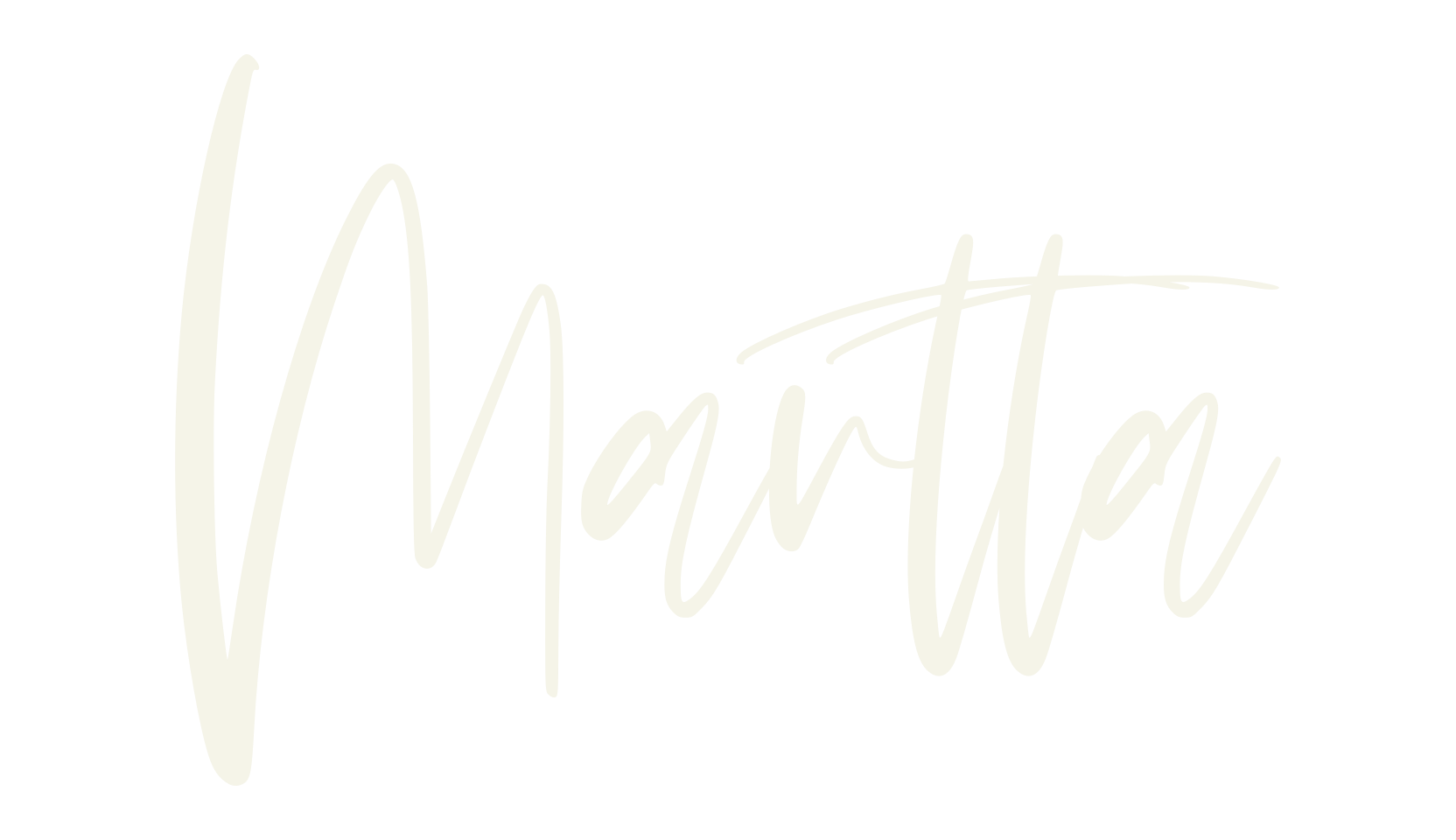 Martta, handwriting font preview