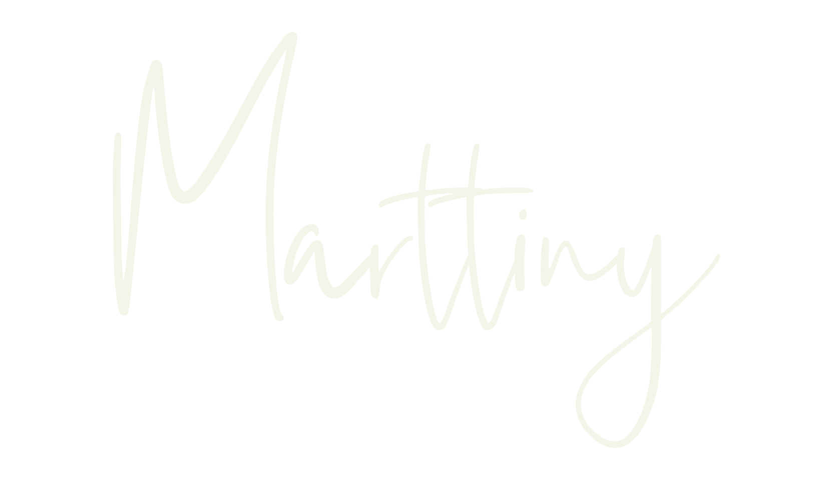 Marttiny, handwritten font preview