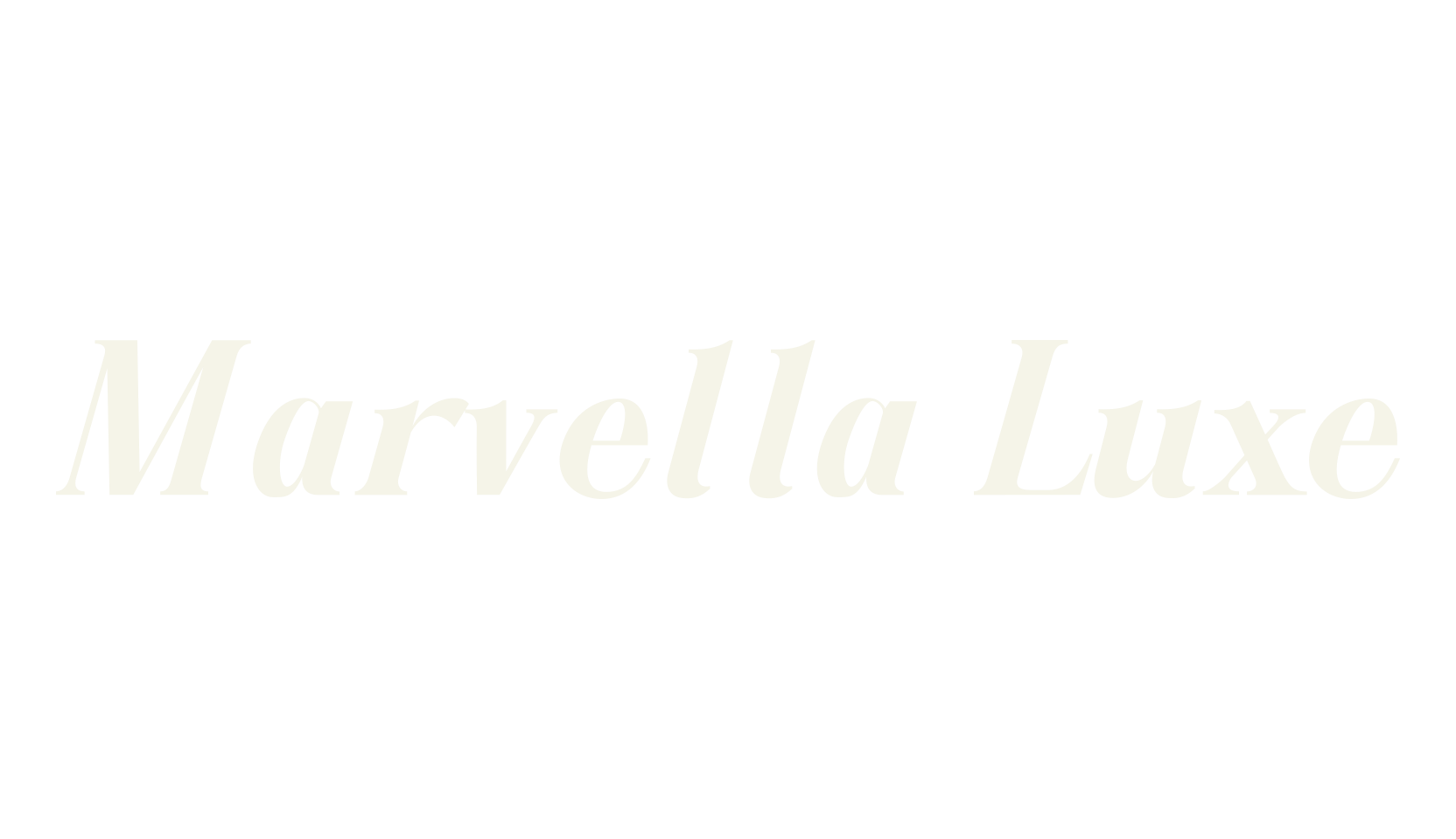 Marvella Luxe, modern font preview