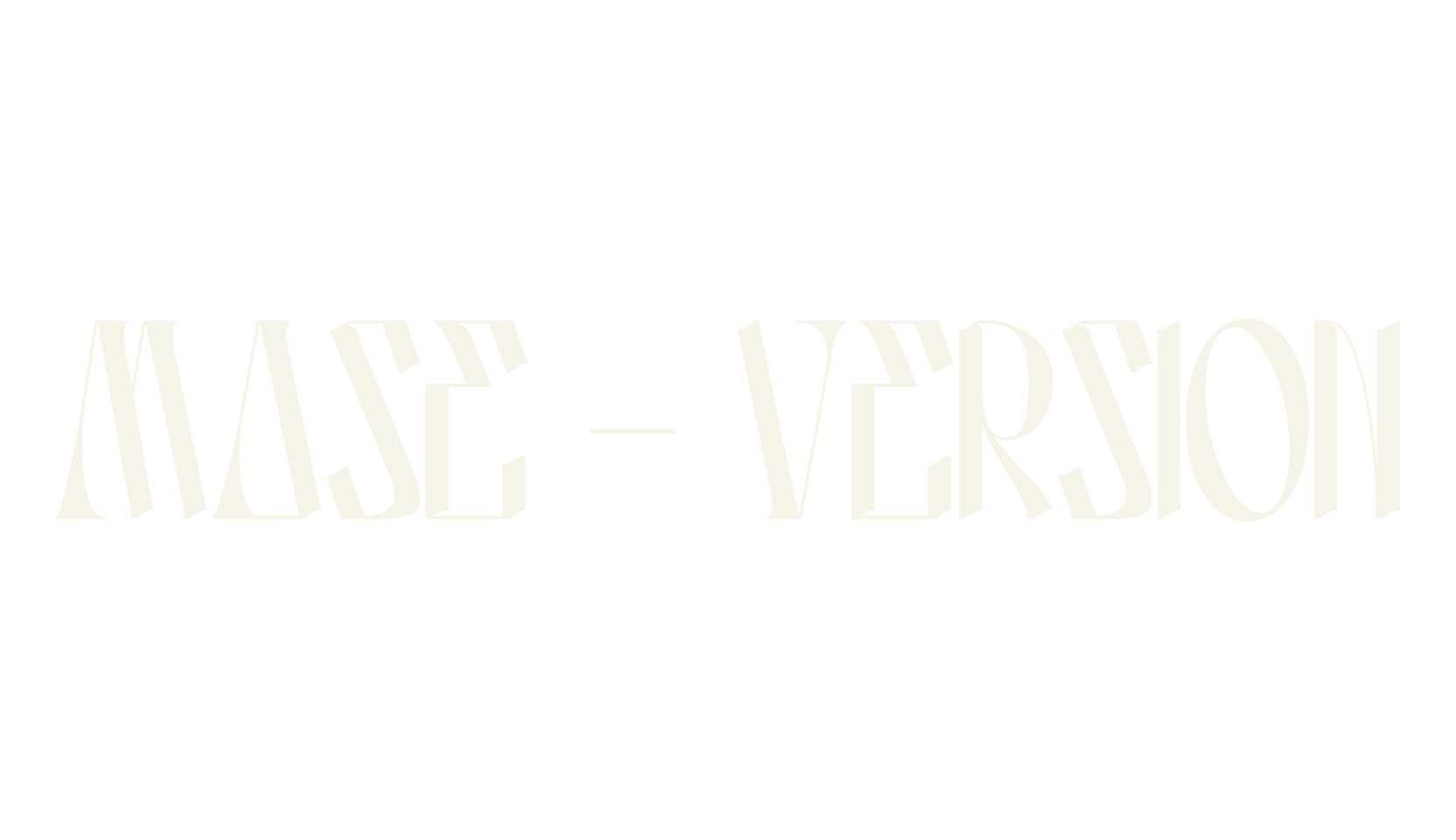 Mase - Version, serif font preview