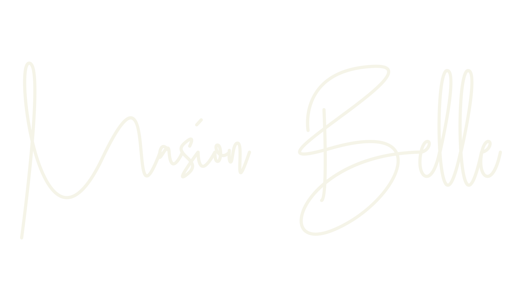 Masion Belle, cursive font preview