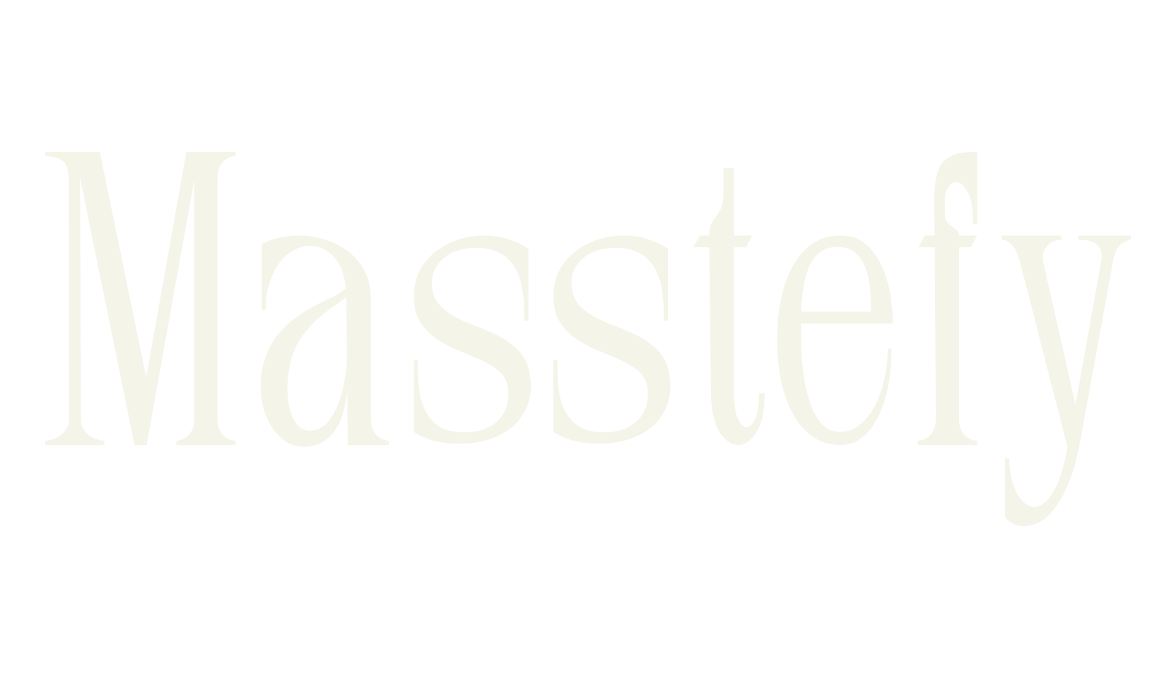 Masstefy, sans serif font preview
