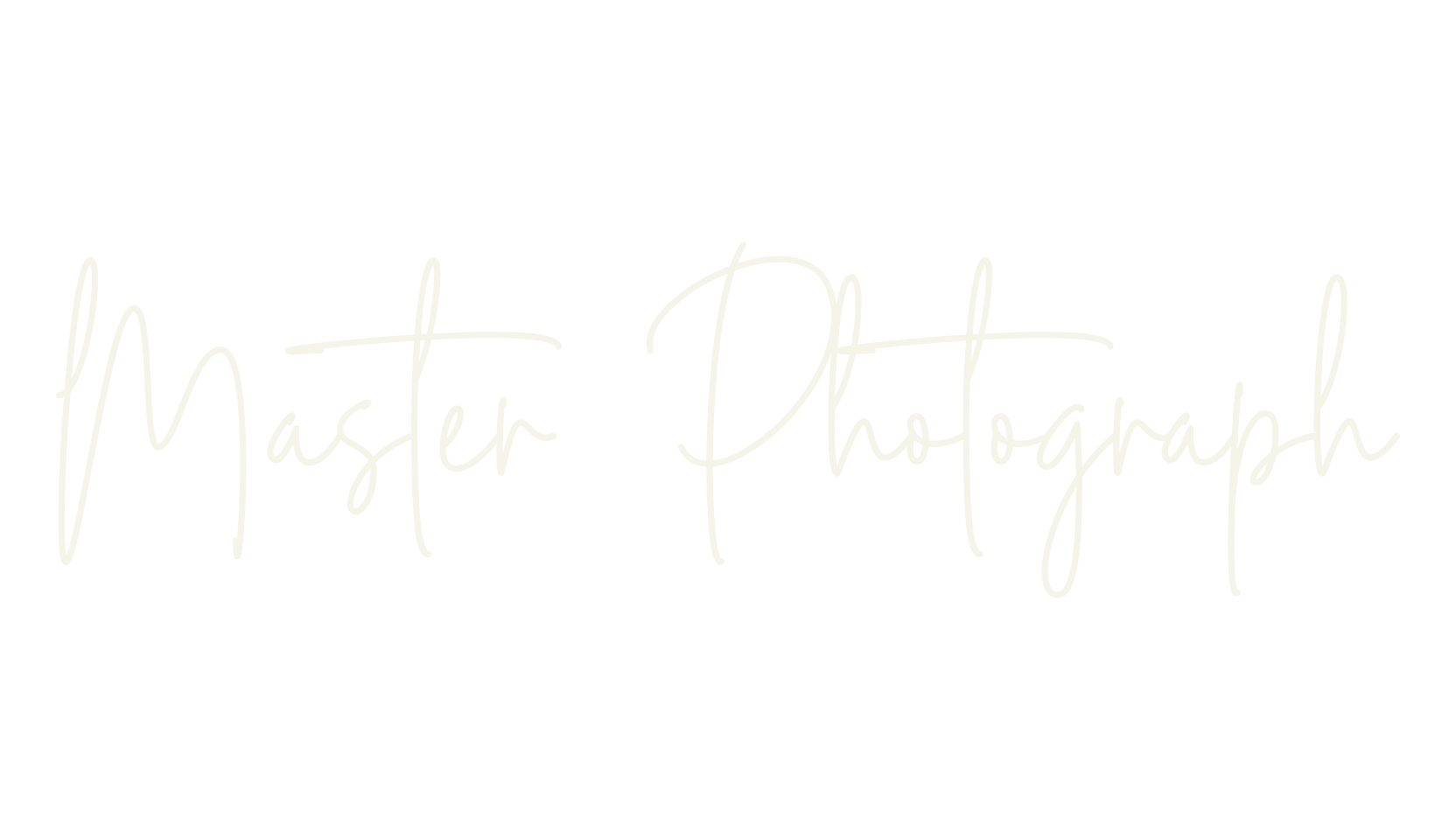 Master Photograph, handwritten font preview