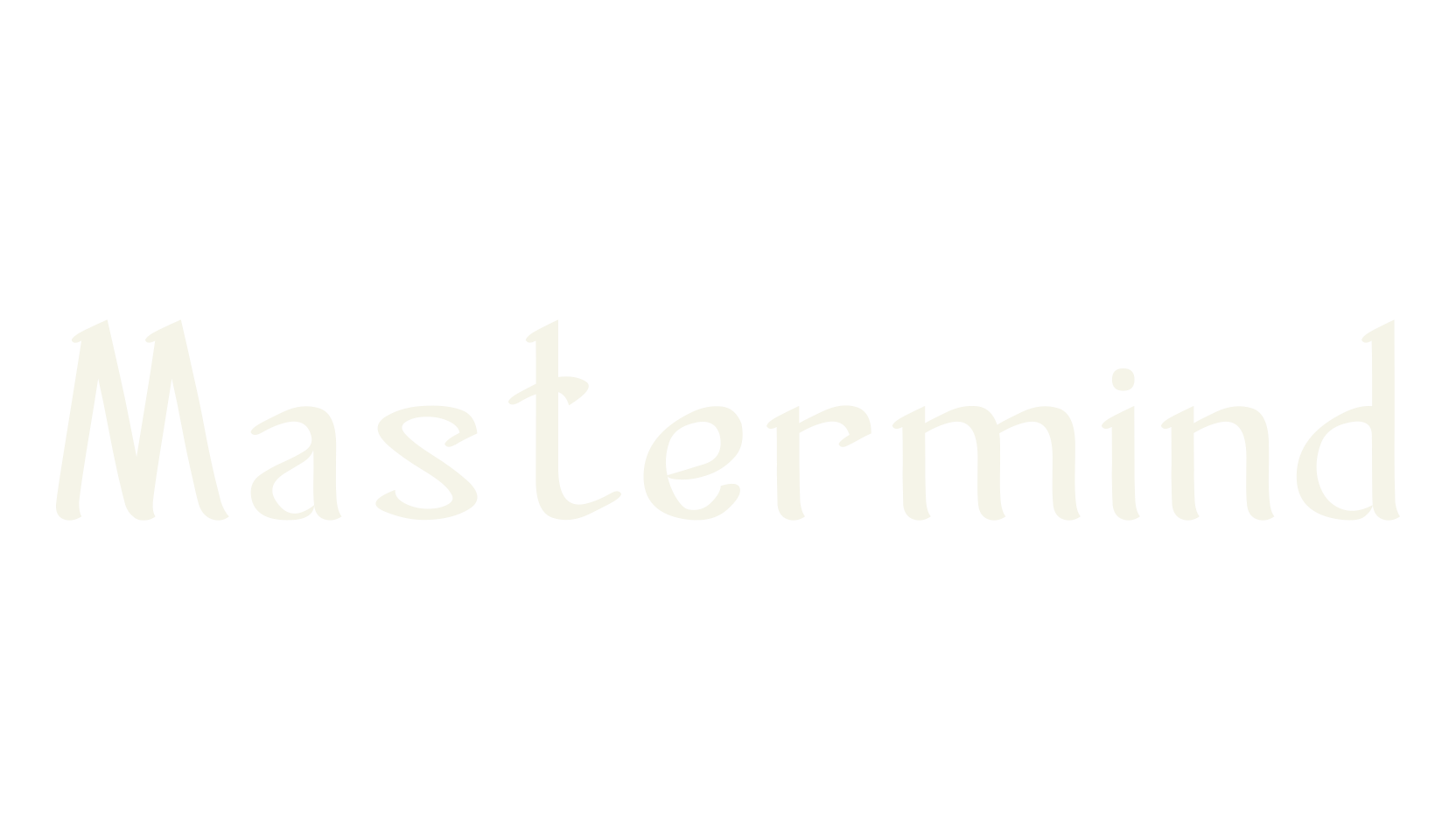 Mastermind, fashion script font preview