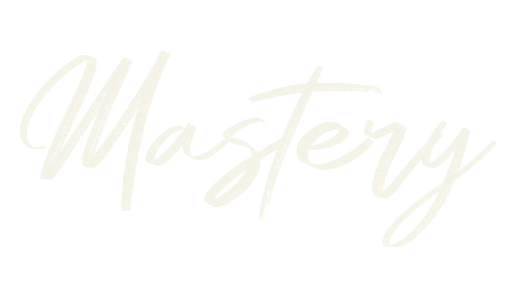 Mastery, handwritten font preview