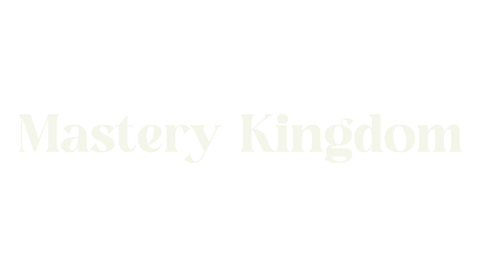 Mastery Kingdom, serif font preview