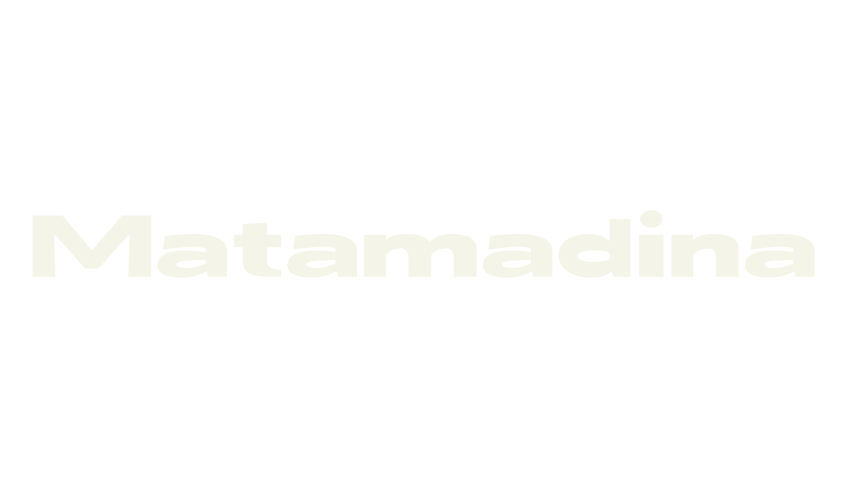 Matamadina, bold font preview