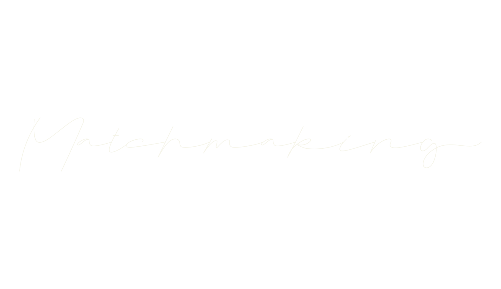 Matchmaking, calligraphy font preview