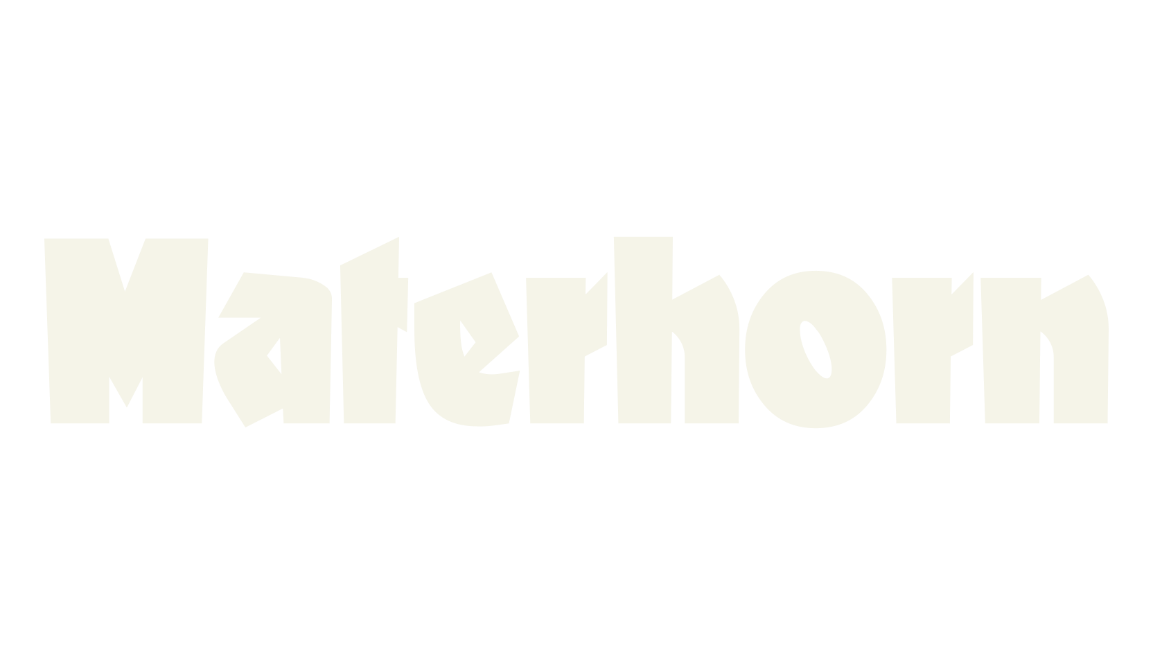 Materhorn, fantasy font preview