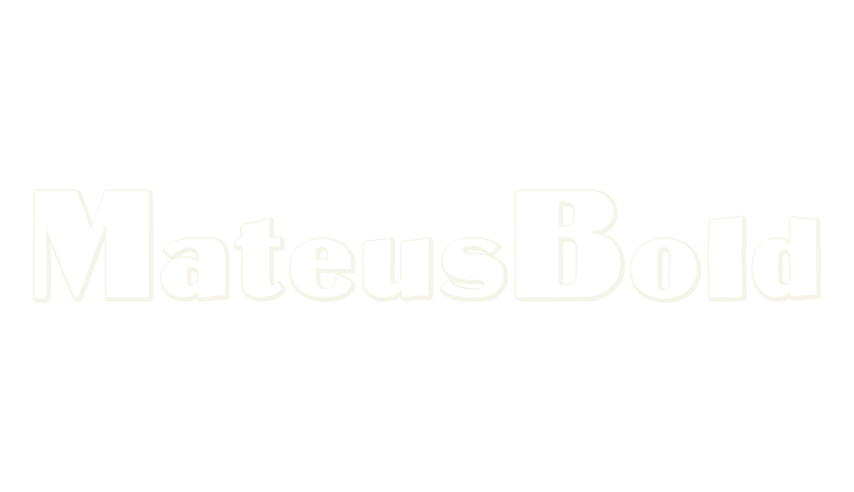 MateusBold, display market font preview