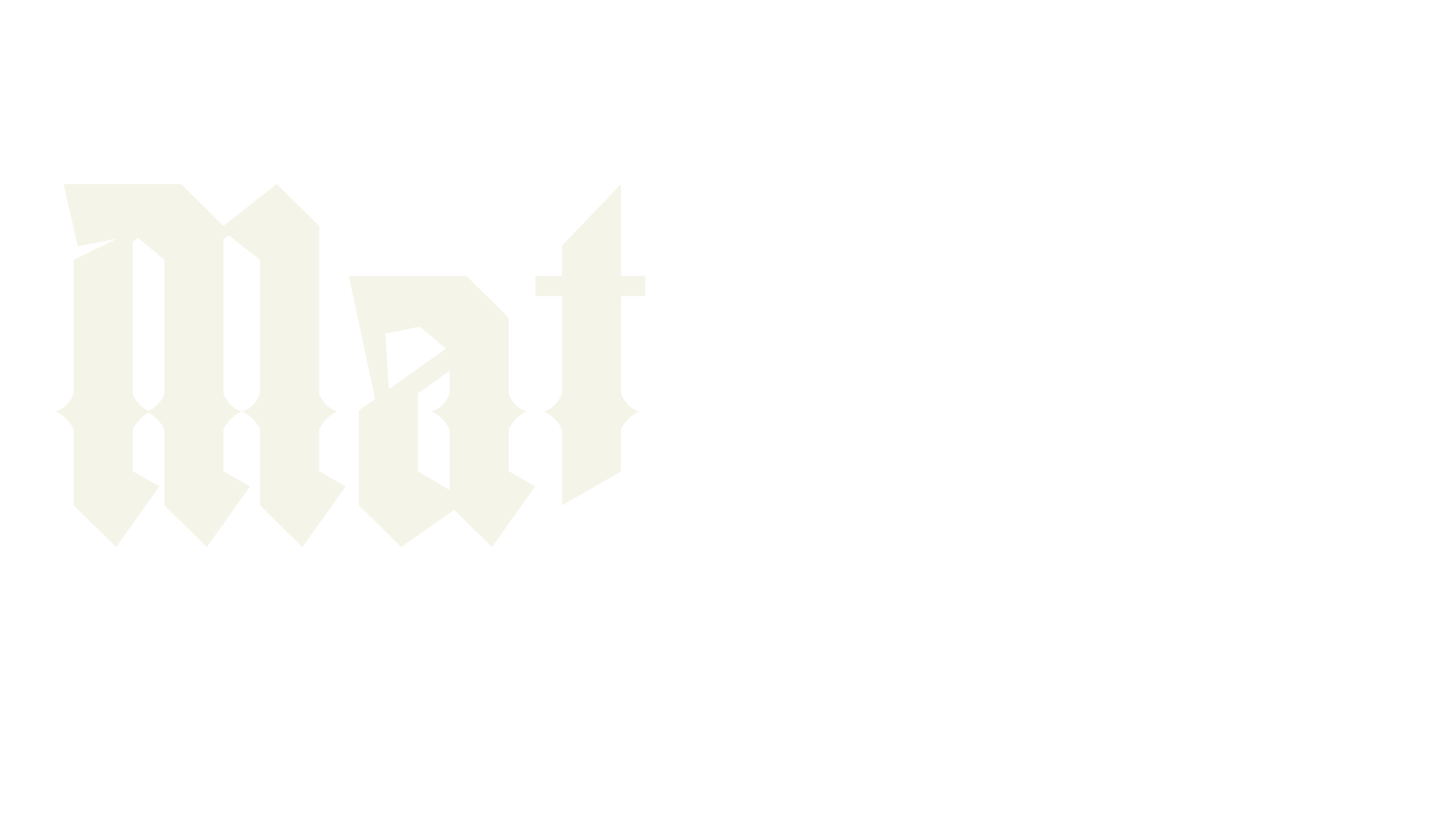 Matgard, movies font preview