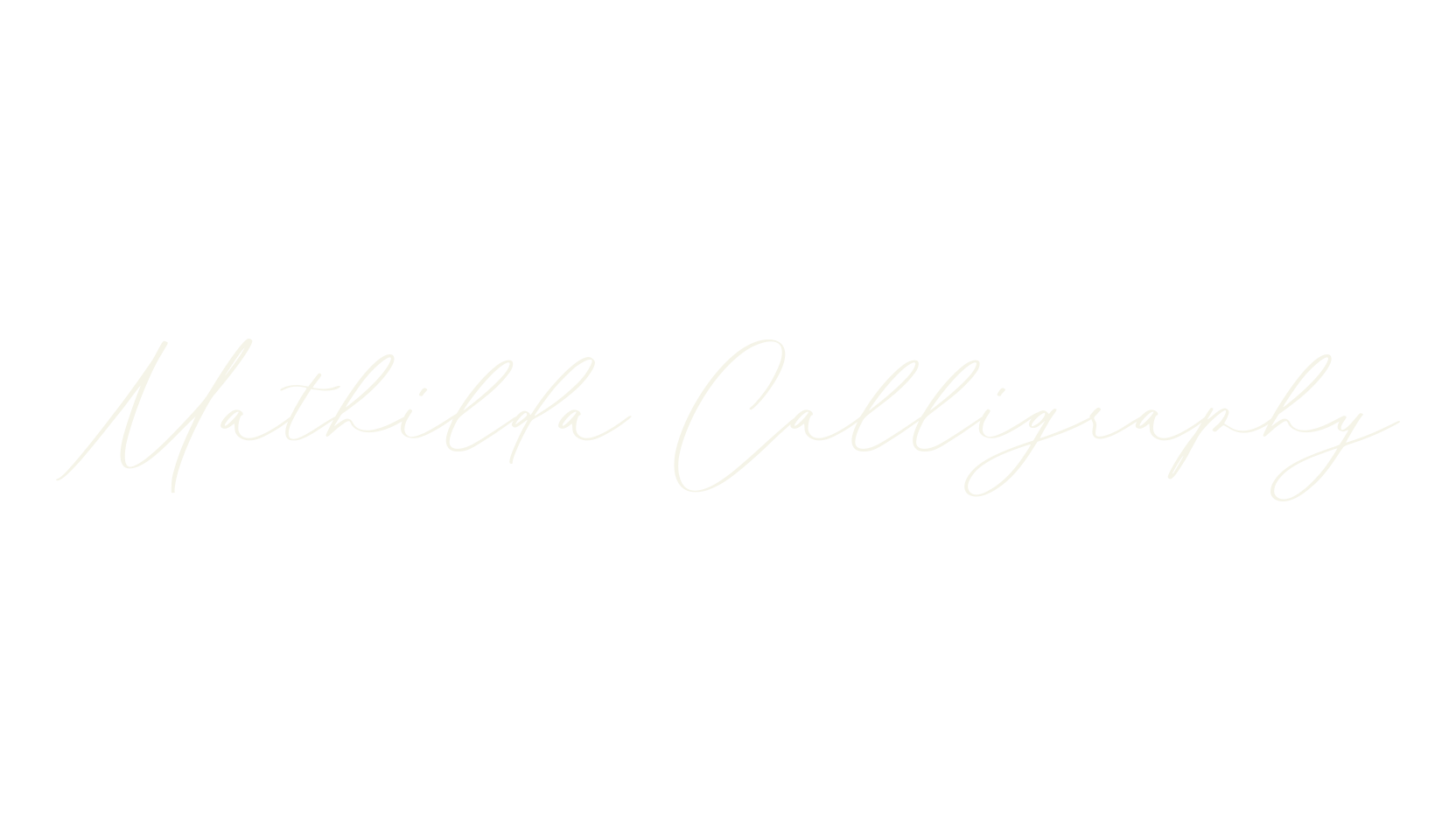 Mathilda Calligraphy, calligraphy font preview