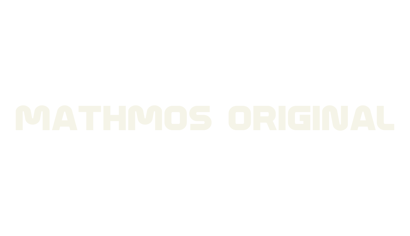 Mathmos Original, sci-fi font preview