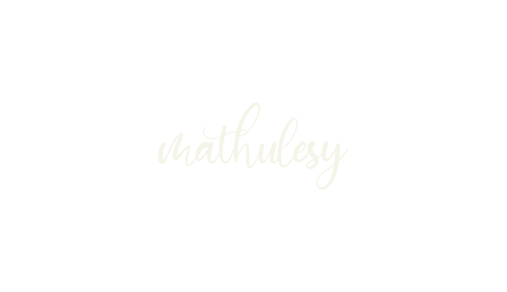mathulesy, whimsical font preview