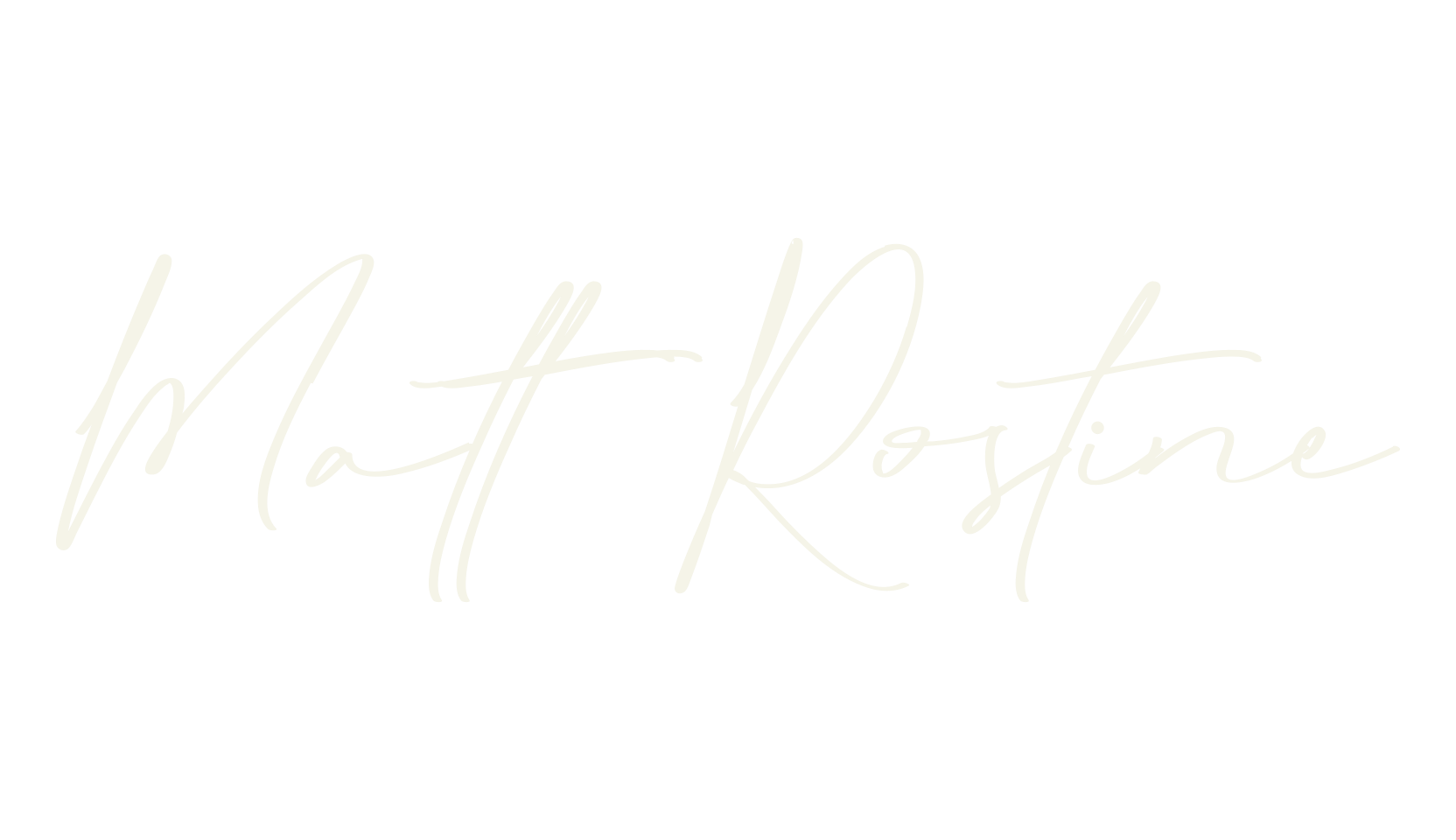 Matt Rostine, calligraphy font preview