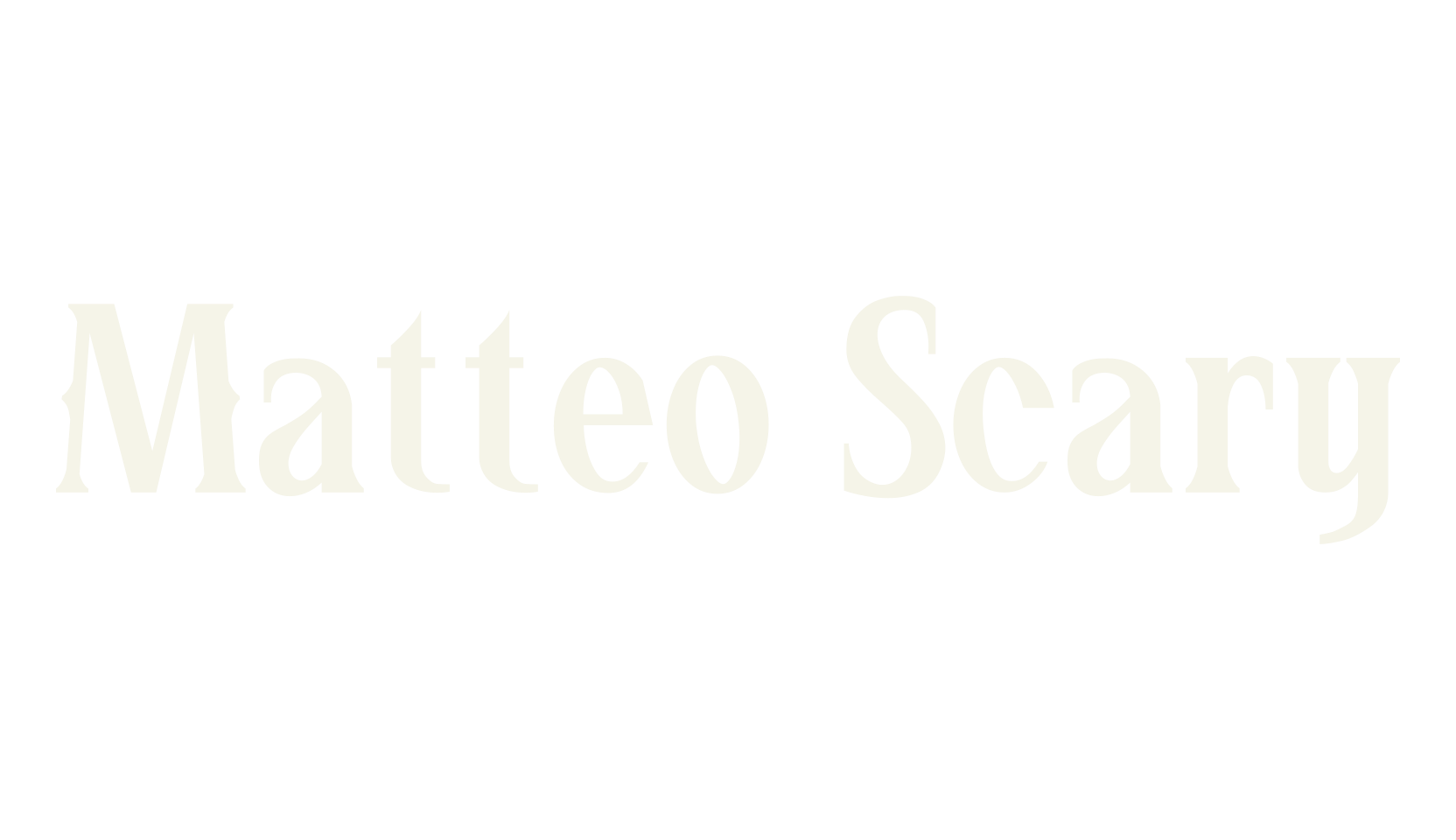 Matteo Scary, scary font preview