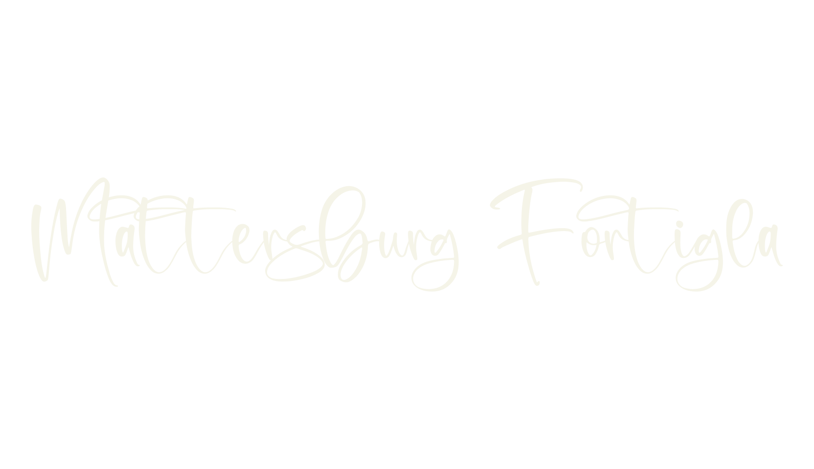 Mattersburg Fortigla, script font preview
