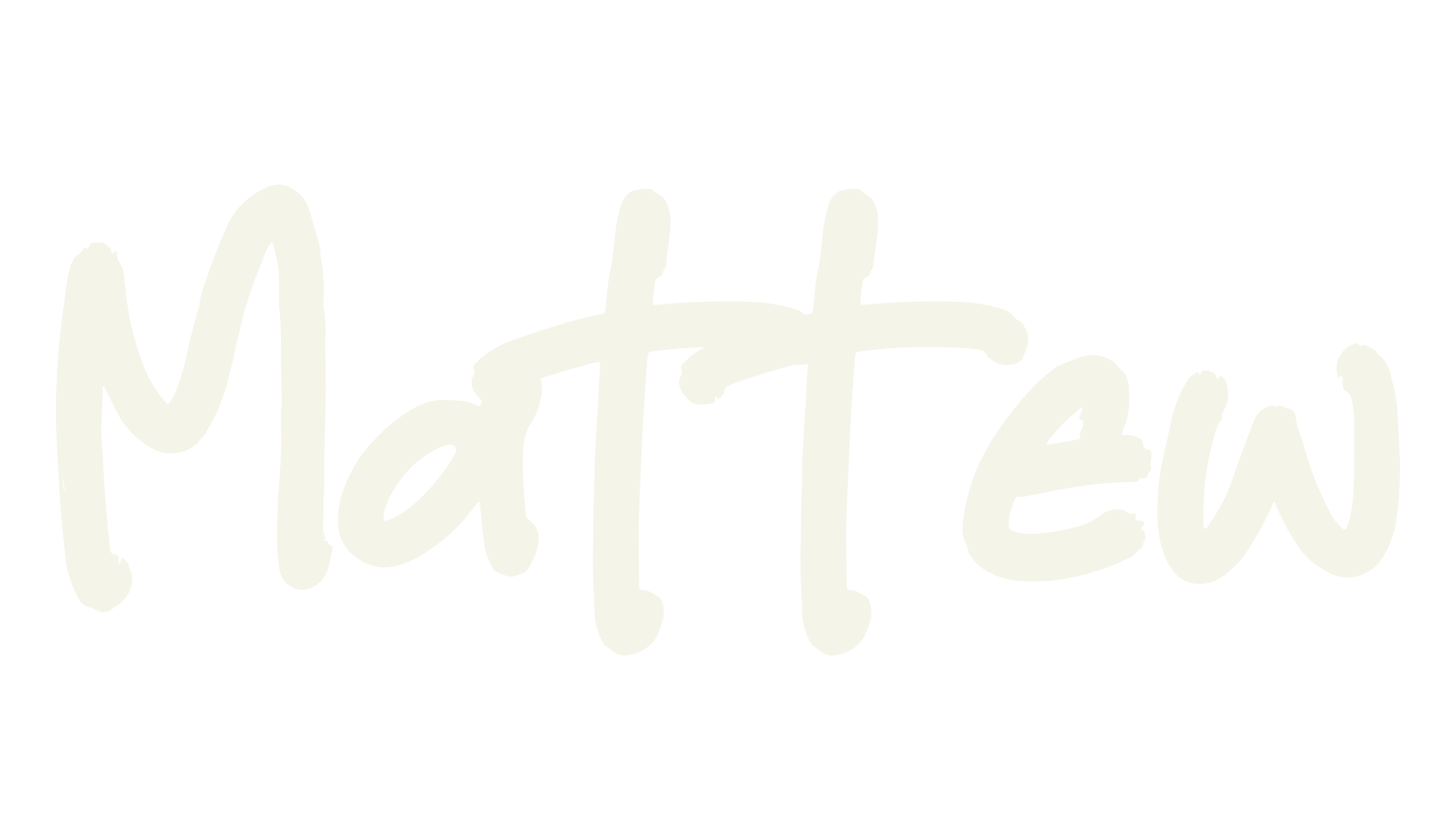 Mattew, script font preview