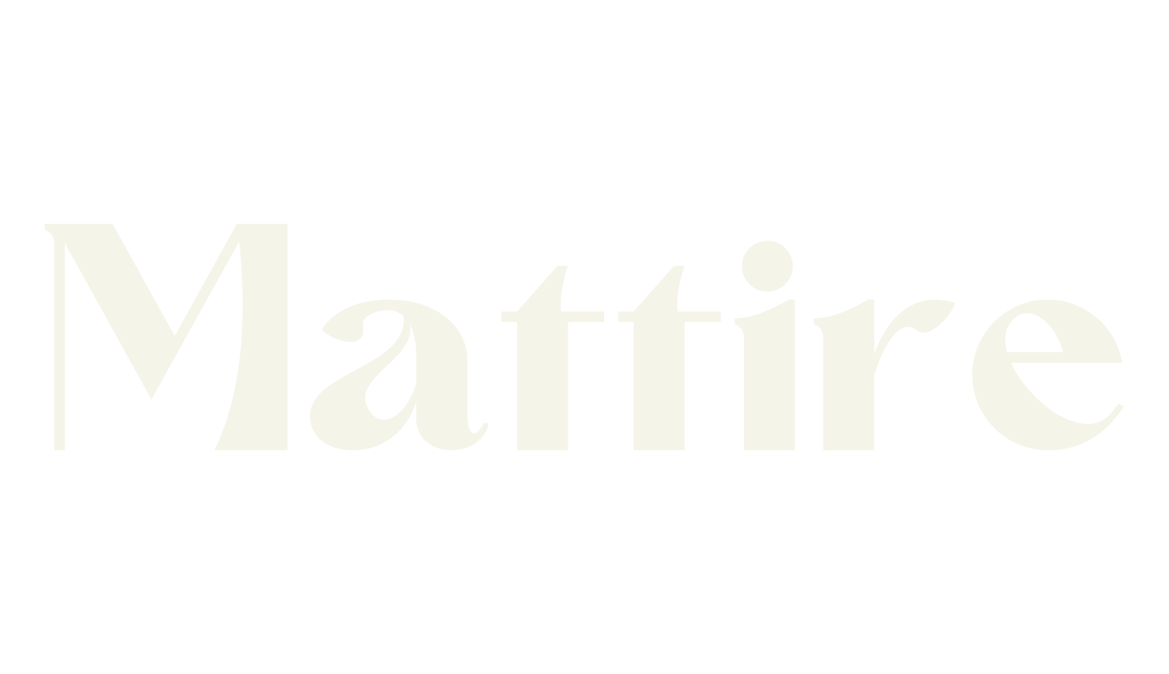 Mattire, retro font preview