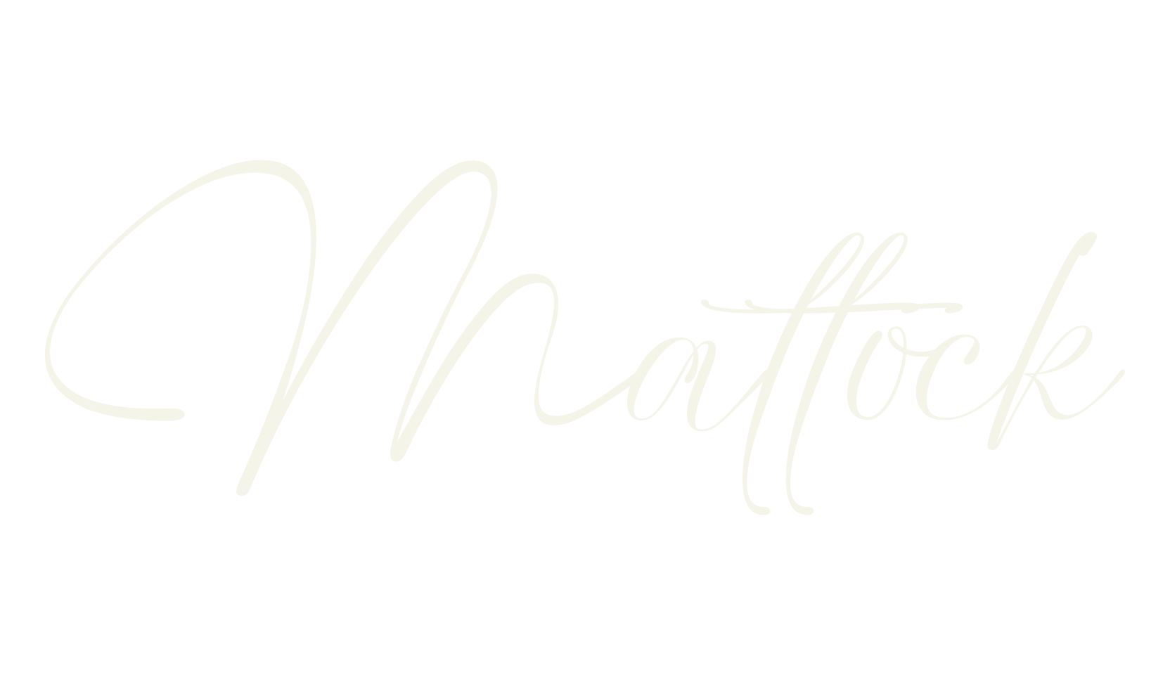 Mattock, fashion script font preview