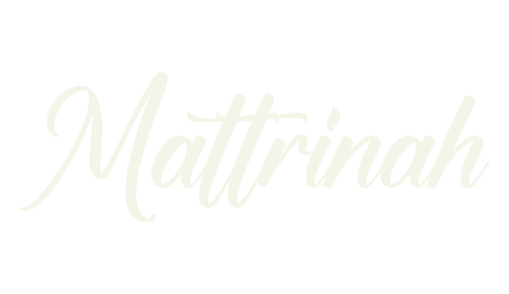 Mattrinah, script font preview