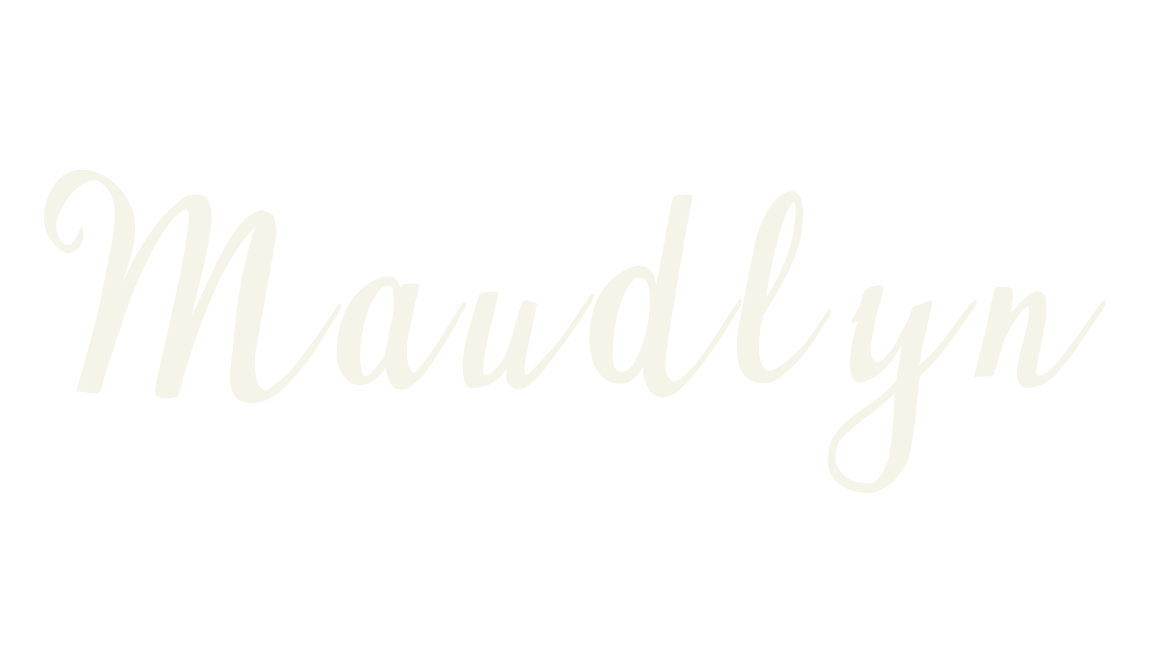 Maudlyn, handwriting font preview