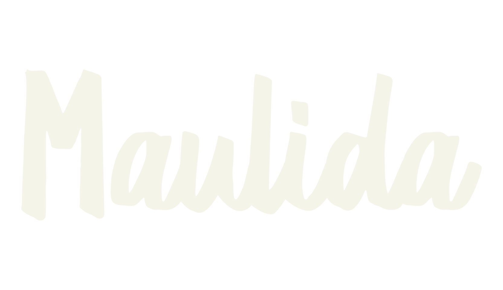 Maulida, lettering font preview