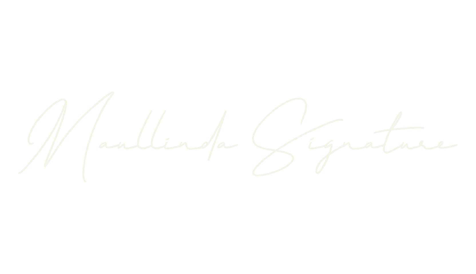 Maullinda Signature, fashion sign font preview