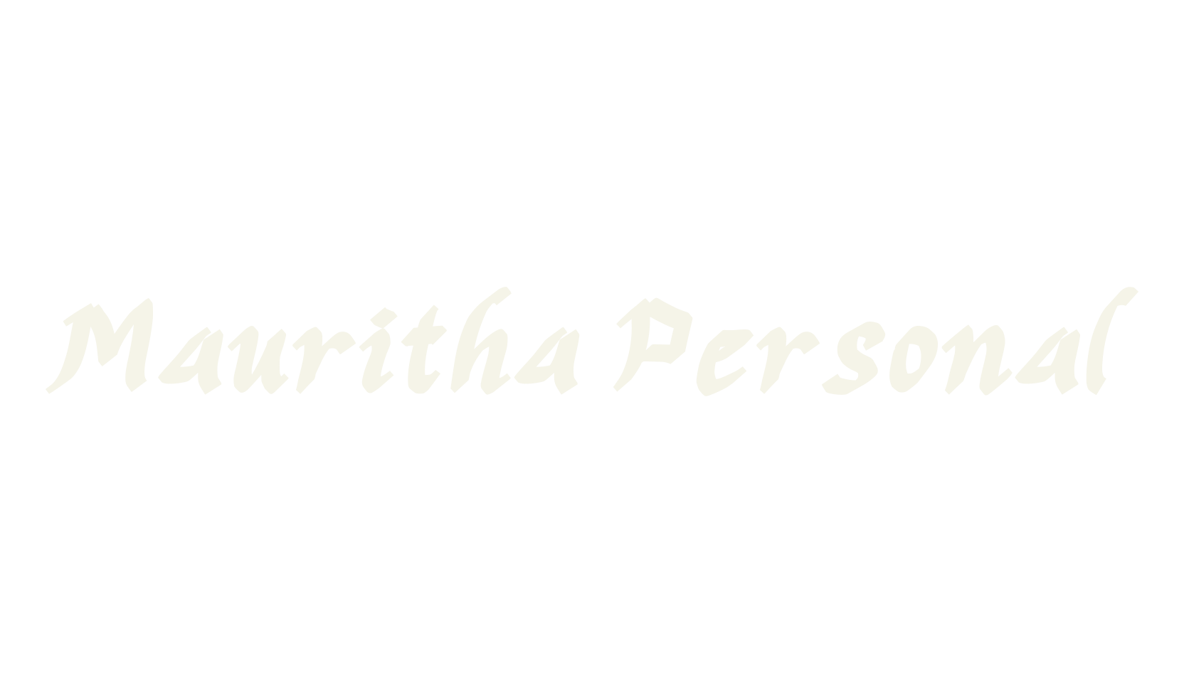 Mauritha Personal, tattoo font preview