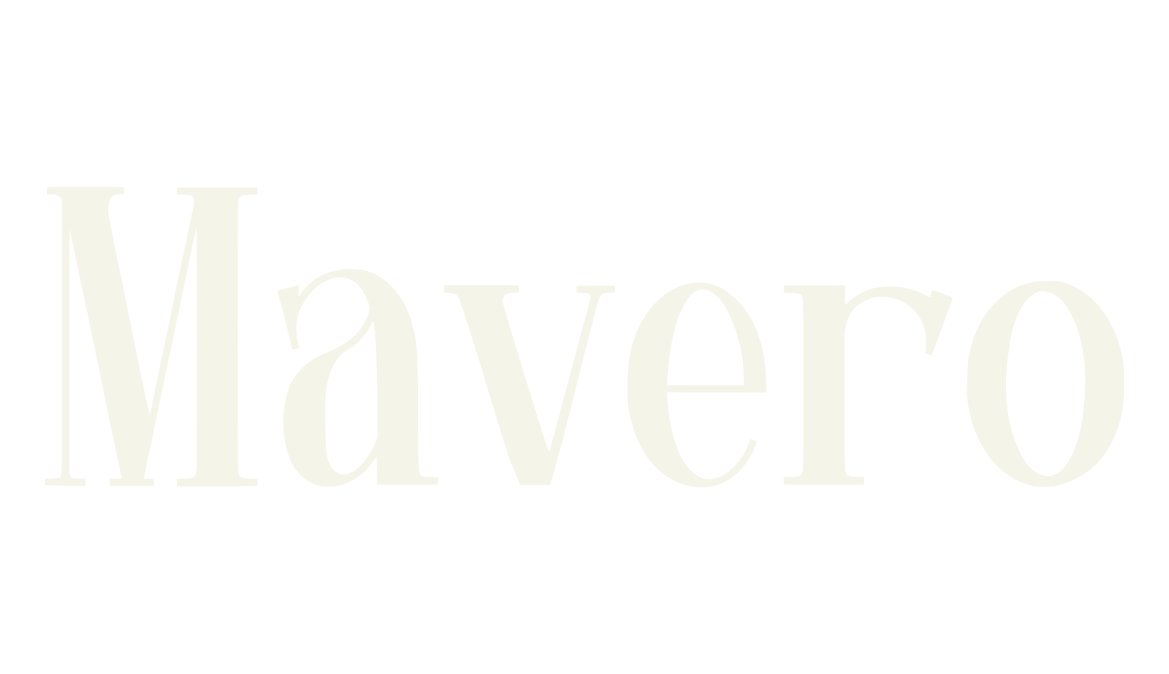 Mavero, script font preview