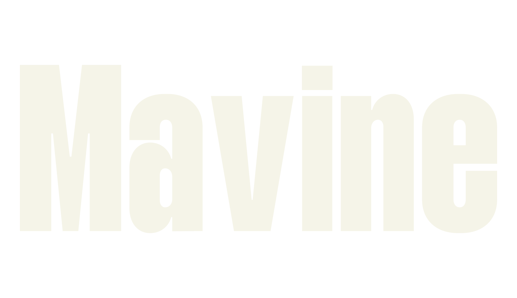 Mavine, condensed font preview