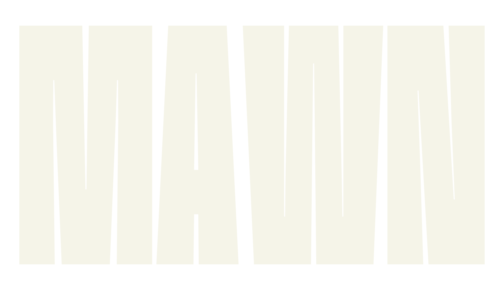 MAWN, tall font preview