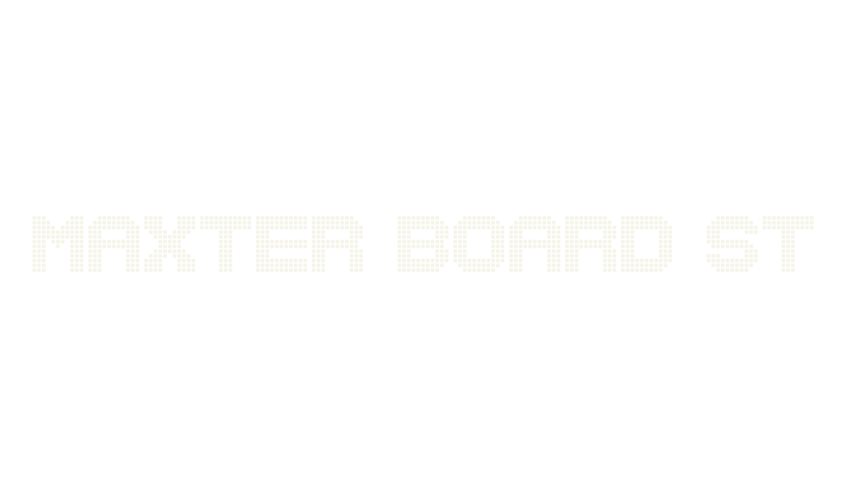 Maxter Board St, display font preview