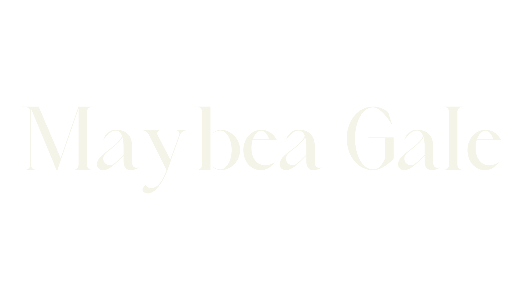 Maybea Gale, bold font preview