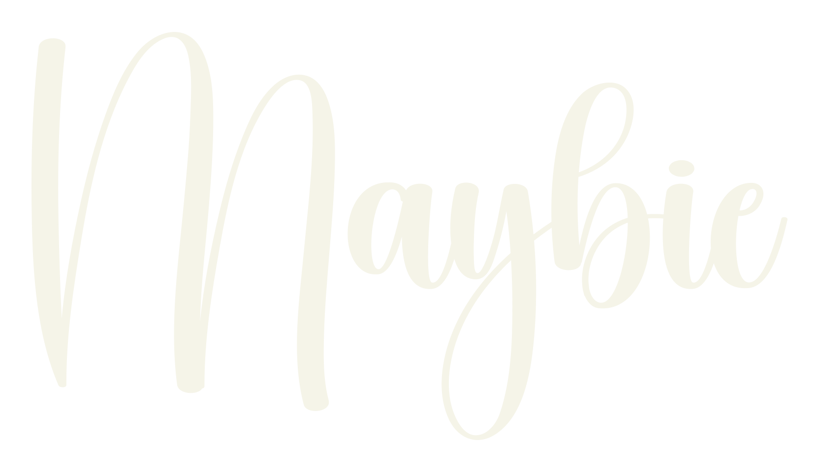 Maybie, fashion script font preview