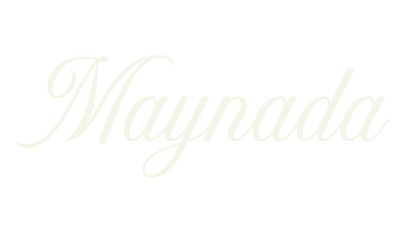 Maynada, fashion script font preview