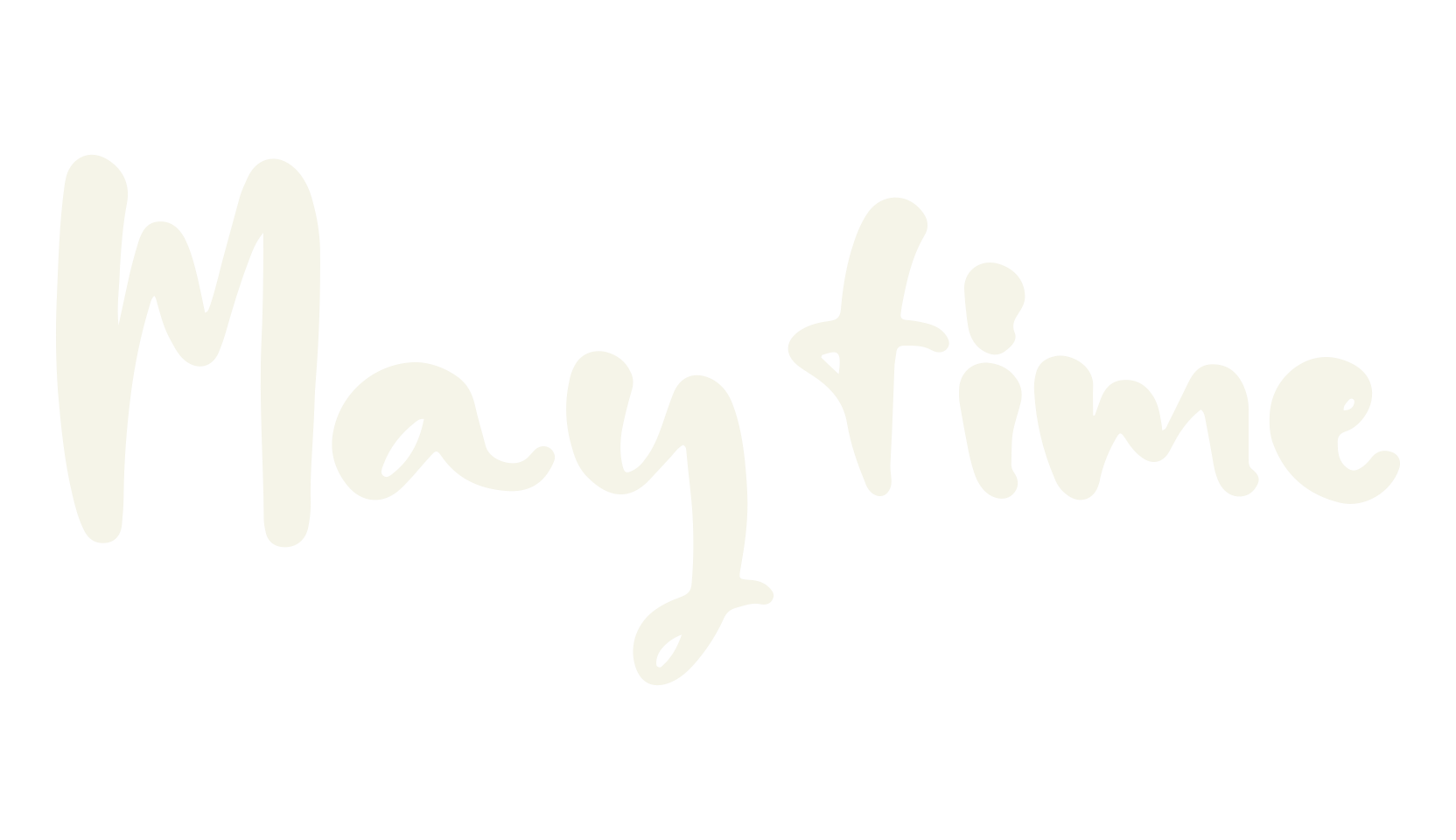 Maytime, script font preview