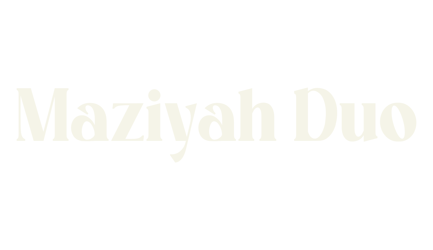 Maziyah Duo, sans serif font preview