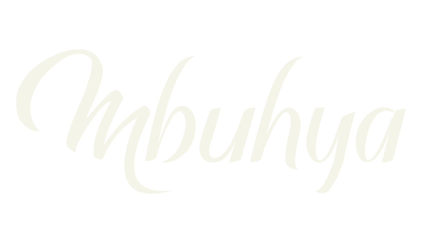 Mbuhya, lettering font preview