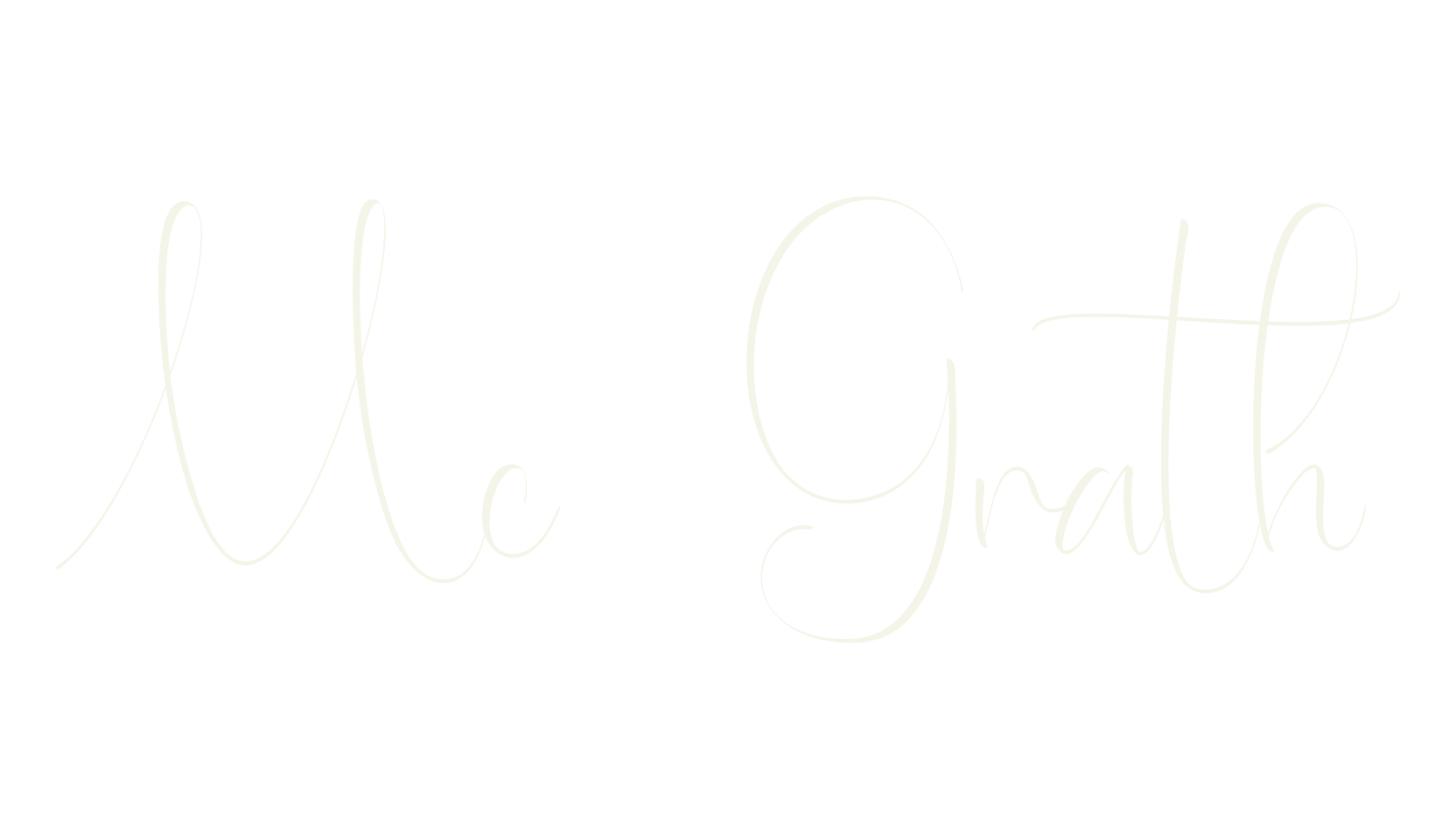 Mc Grath, calligraphy font preview