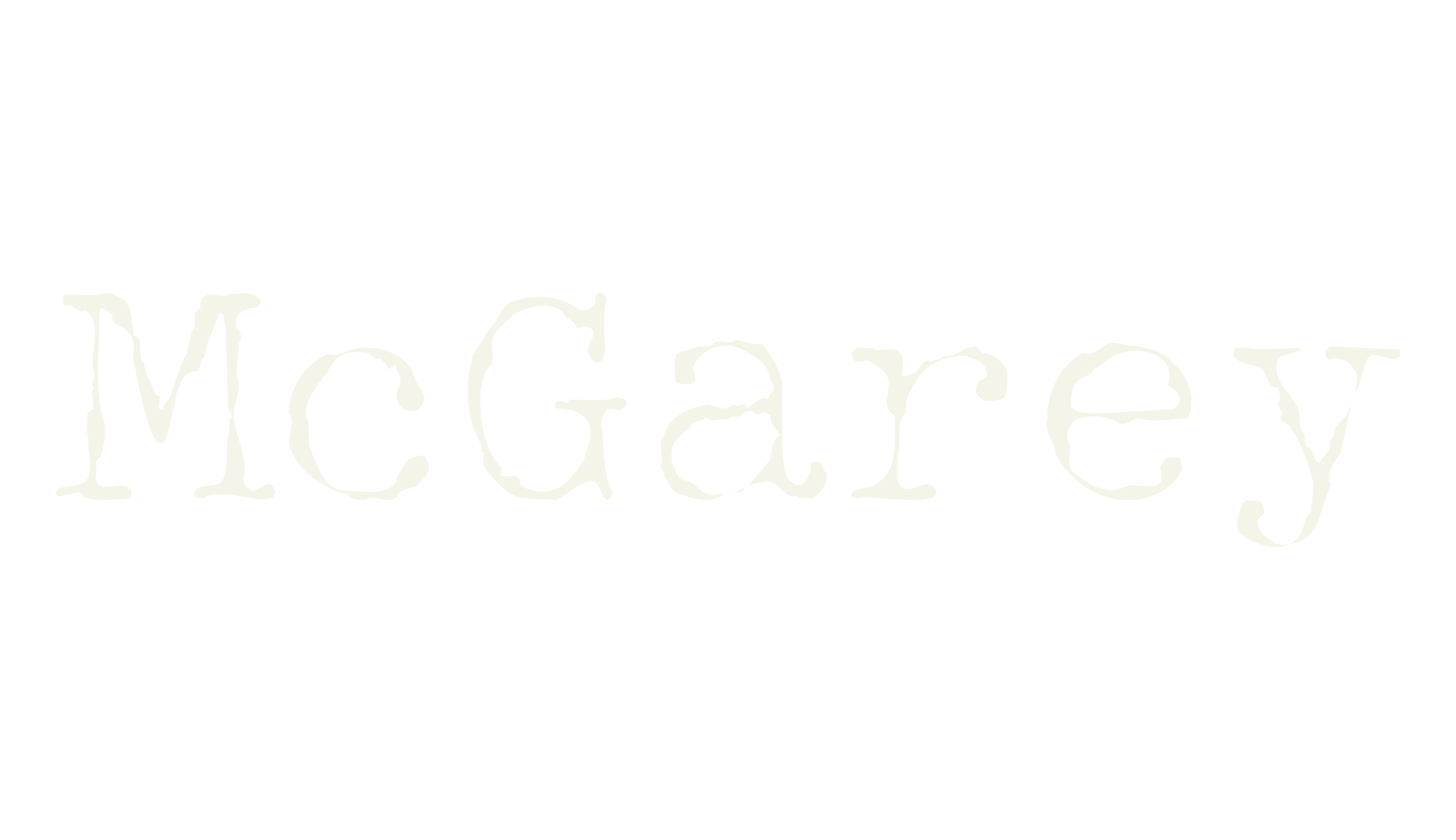McGarey, serif font preview