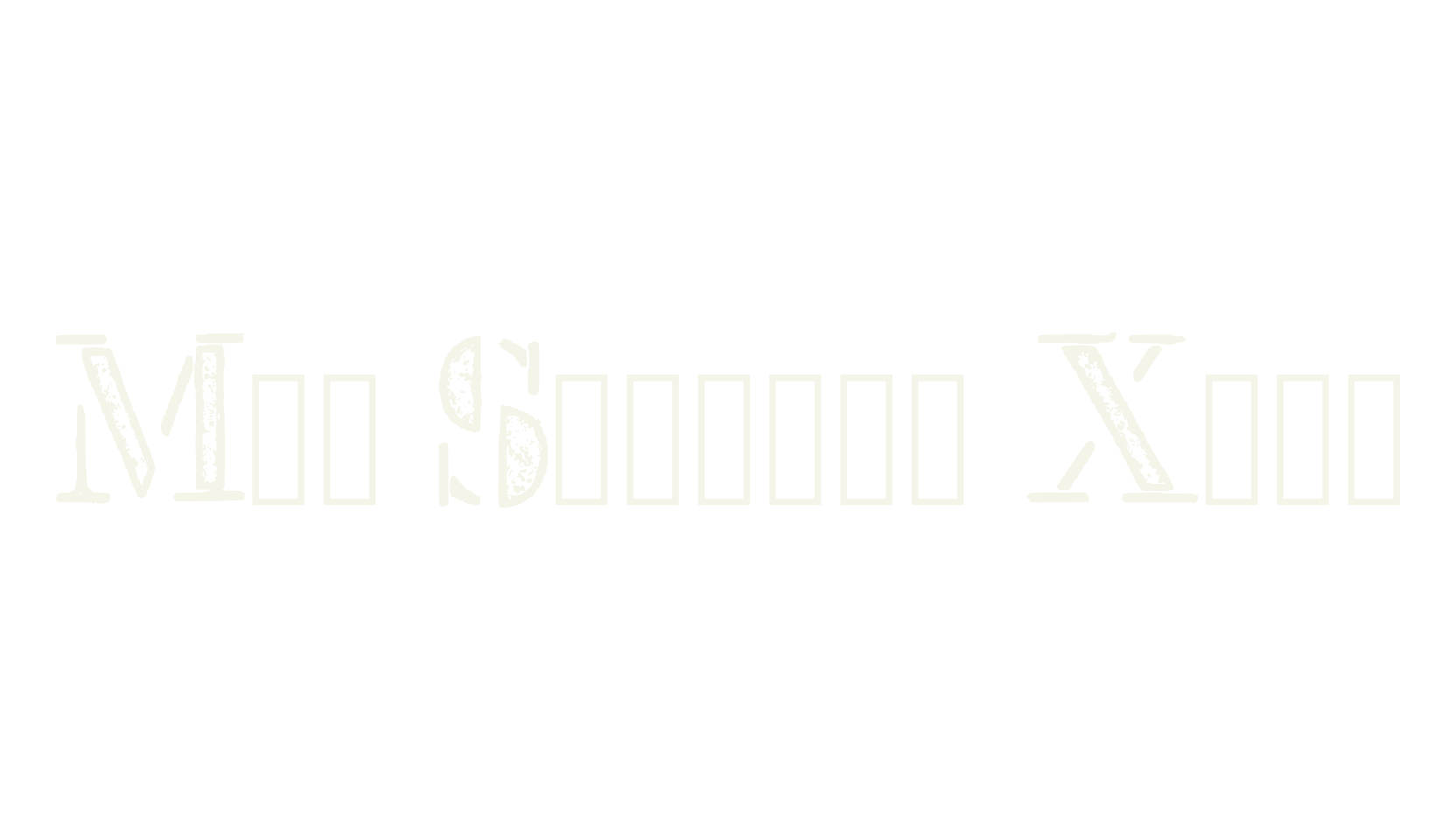 Mck Stencil Xray, stencil font preview