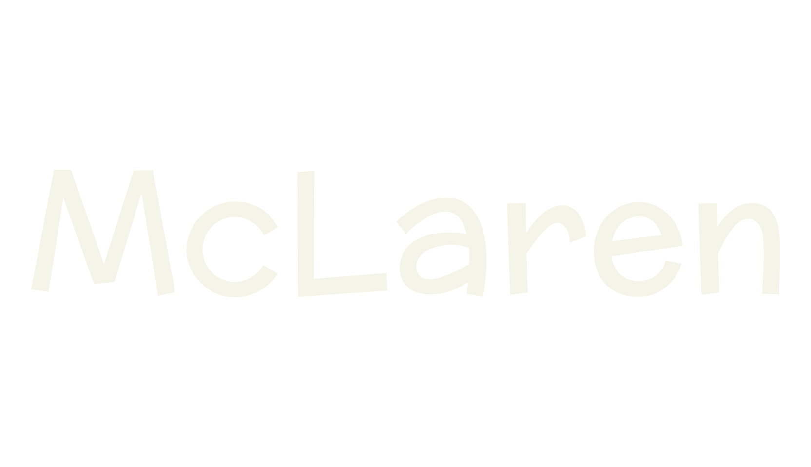 McLaren, display market font preview