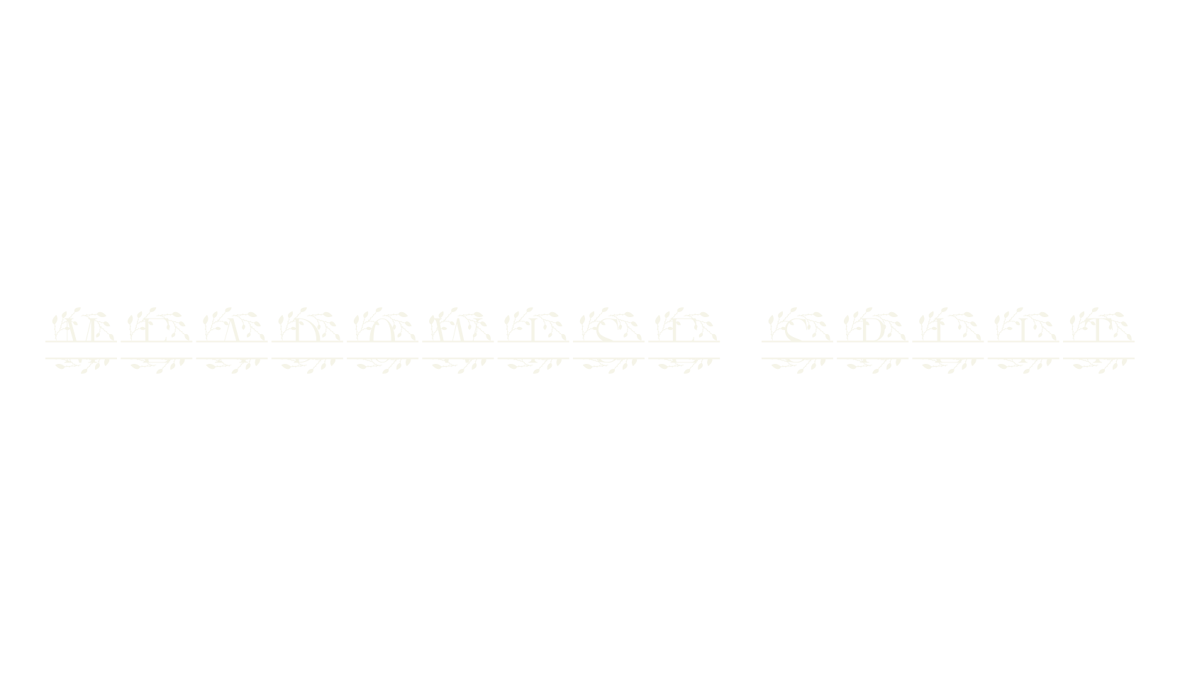 Meadowise Split, fancy font preview
