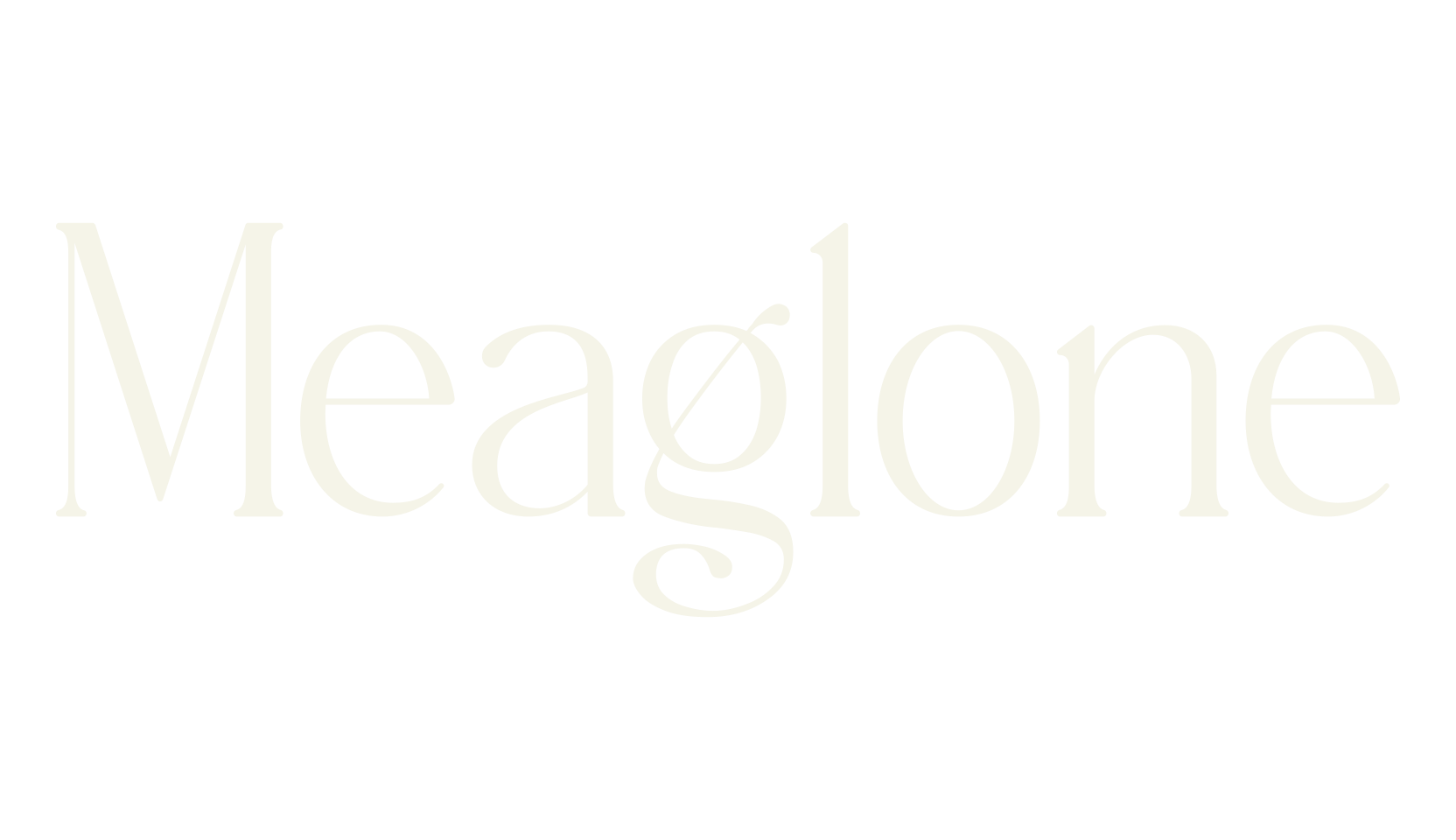 Meaglone, serif font preview