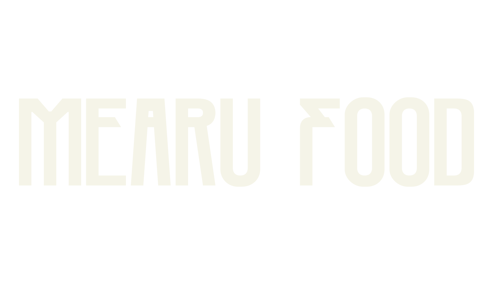 Mearu Food, display market font preview